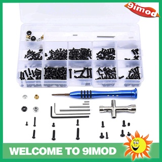 9imod ชุดเครื่องมือซ่อมแซม 316 ชิ้น และกล่องสกรู สําหรับ Wltoys 1/14 144001 อุปกรณ์เสริมรถบังคับวิทยุ