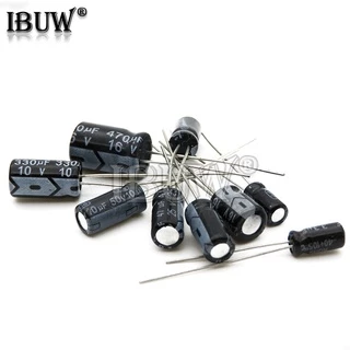 ตัวเก็บประจุไฟฟ้า 6.3V 16V 25V 35V 10UF 22UF 47UF 100UF 220UF 330UF 470UF 1000UF 0.1UF 0.22UF 电容