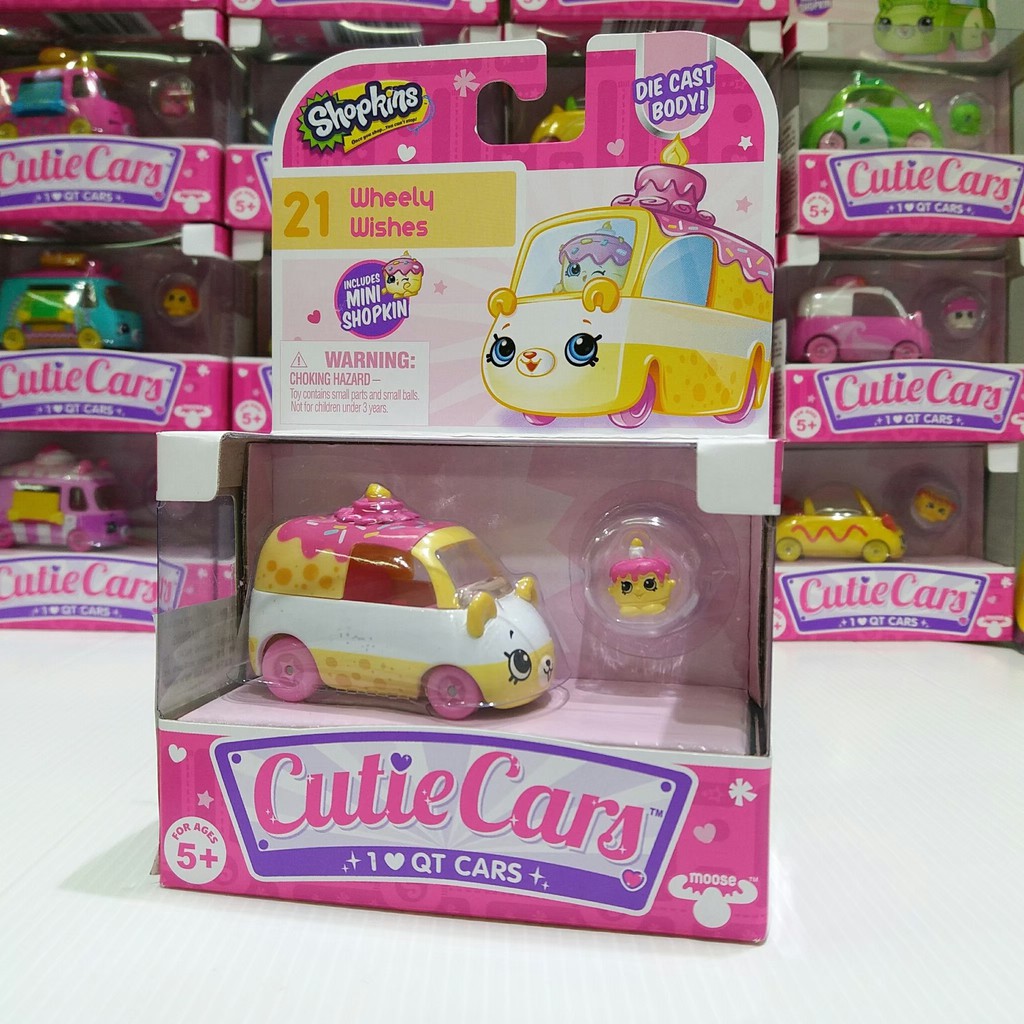 Shopkins Cutie Diecast Cars #021 Wheely Wishes