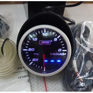 เกจ gauge วัดVACUUM PROSPORT หน้าปัด 2.5" เข็ม+ตัวเลข ไฟฟ้า งานไต้หวัน ดิจิตอล