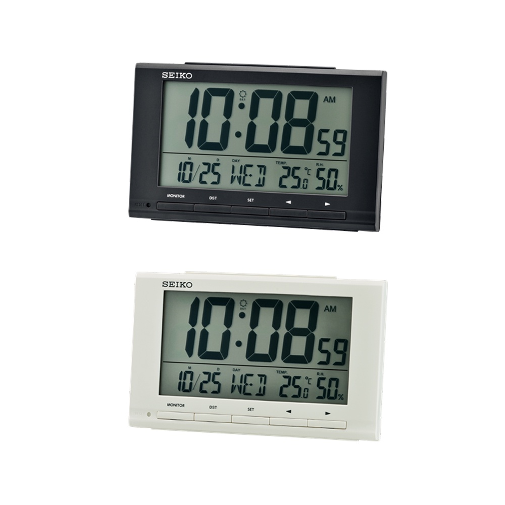 SEIKO นาฬิกาปลุก ตั้งโต๊ะ รุ่น QHL090(QHL090W,QHL090K)