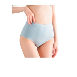 Meaya 0613# กางเกงในมาใหม่ สุดคุ้ม เอวสูงเก็บพุง ผ้าFiber ยืดหยุ่นได้ดี ไซส์ใหญ่มีไซส์ให้เลือกถึง 2XLโรงงานเปลี่ยนผ้าใหม