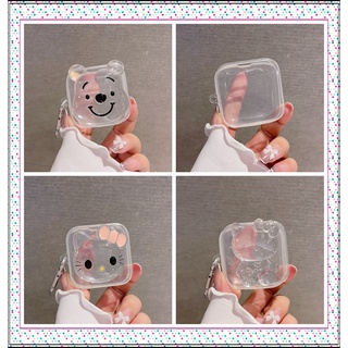 เคสหูฟังไร้สาย แบบใส ลาย Hello Kitty 3D พร้อมตะขอ สําหรับ Xiaomi Mi True Wireless Earphones 2 Basic TWS Mi Air 2SE