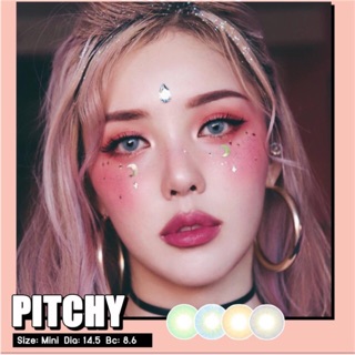 🔥 คอนแทคเลนส์ ✨ขนาดมินิ ✨Gray✨ Pitchy (sweety)