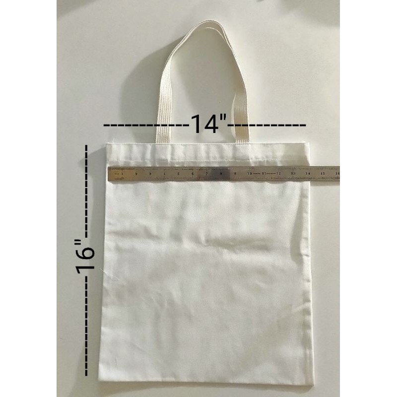 กระเป๋าผ้าดิบผ้าลายสอง  กระเป๋าสำหรับเพ้นท์ลาย สกรีน - รูปที่ 7