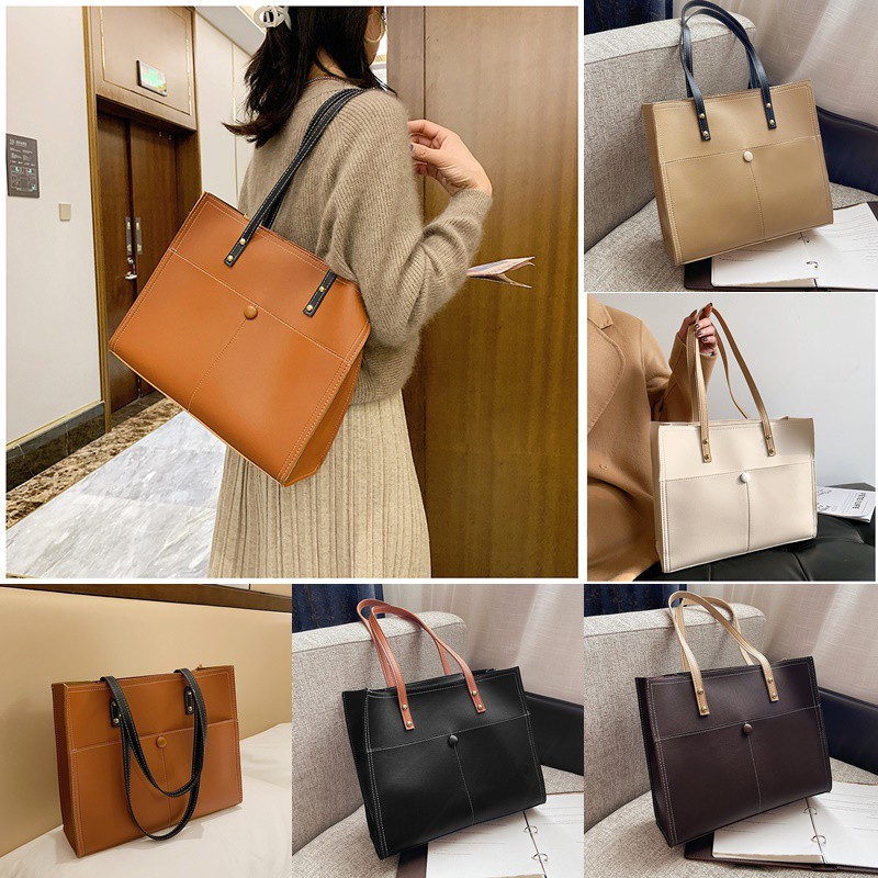 พร้อมส่ง🌟 กระเป๋าสะพายไหล่สไตล์มินิมอล : Minimal Bag JJ03