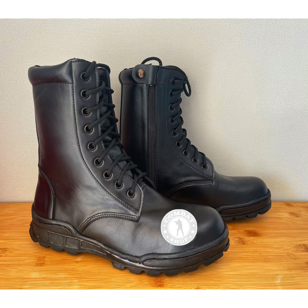 รองเท้าคอมแบทมีซิป CQB SZ-1 หนังวัวแท้ 100% รองเท้าคอมแบททหาร ตำรวจ ราคา ถูกที่สุด ดีลบีเคเค แกลเลอรีภาพที่ 2