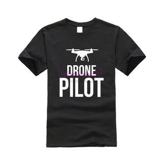 เสื้อยืดผ้าฝ้ายพิมพ์ลายแฟชั่น ใหม่ เสื้อยืดลําลอง แขนสั้น พิมพ์ลาย Drone Pilot เหมาะกับใส่ทํางาน แฟชั่นคลาสสิก สําหรับผู