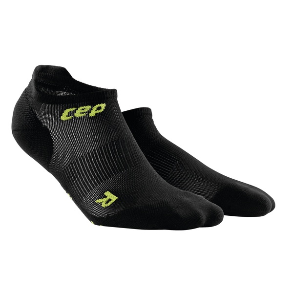 CEP dynamic+ ultralight no show socks, women size II EU34-37 สีblack/green