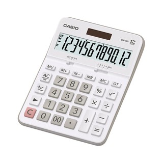 Casio Calculator เครื่องคิดเลข รุ่น DX-12B-WE สีขาว