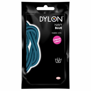 ไดล่อน สีย้อมผ้า สูตรพรีเมี่ยม  สีน้ำเงิน NAVY BLUE  Dylon Premium Dye