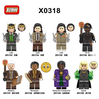 Loki Season 1 2021 Minifigures Mobius B-15 MAMAVEL บล็อคตัวต่อของเล่นสําหรับเด็ก X0318