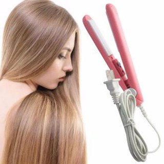 JFD-002 Hair Straightener Mini Flat Hair Iron (Pink)