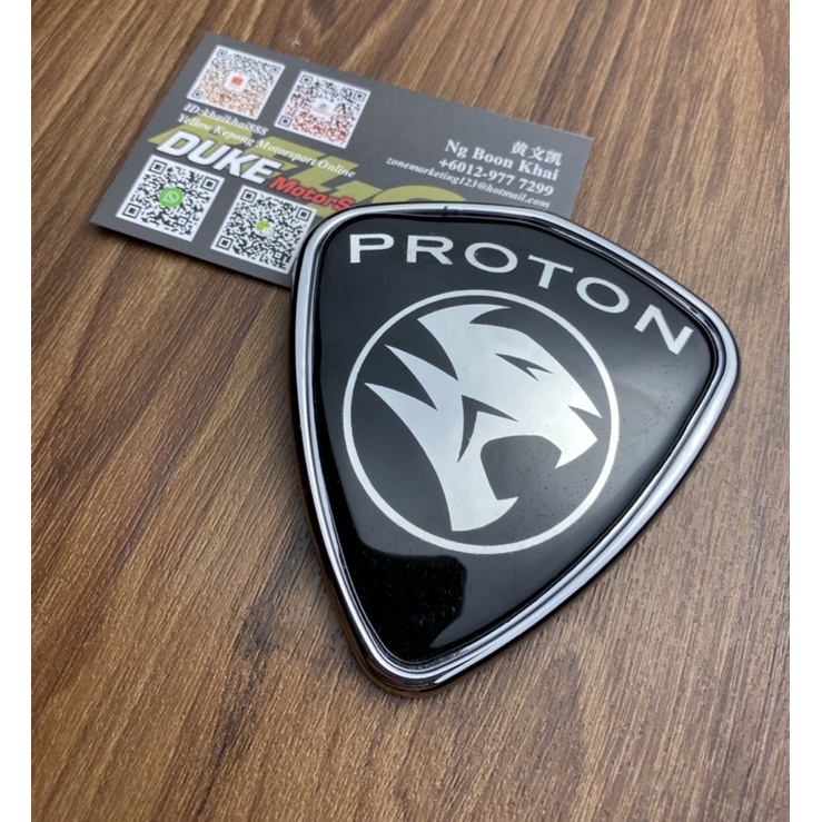 1A Proton โลโก้สัญลักษณ์ Waja Saga BLM FLX Satria Neo Exora CPS Savvy 2D Badge Harimau Tiger Fornt Bonnet Grill & โลโก้ด้านหลัง ราคา ถูกที่สุด ดีลบีเคเค แกลเลอรีภาพที่ 3