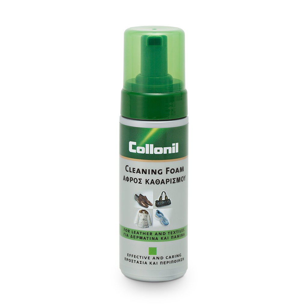 Collonil Cleaning Foam 150ml โคโลนิลโฟมน้ำยาทำความสะอาดหนังกลับ,หนังเรียบ,ผ้า สำหรับรองเท้า/กระเป๋า