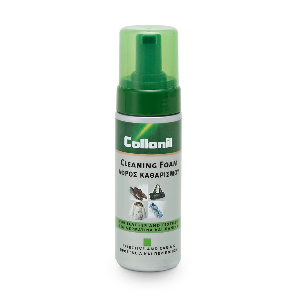 Collonil Cleaning Foam 150ml โคโลนิลโฟมน้ำยาทำความสะอาดหนังกลับ,หนังเรียบ,ผ้า สำหรับรองเท้า/กระเป๋า