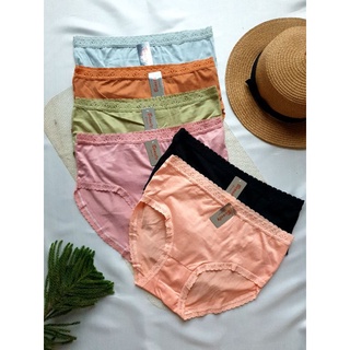 🧸กางเกงในขอบลูกไม้ผ้านิ่ม(ไซส์L-3XL)