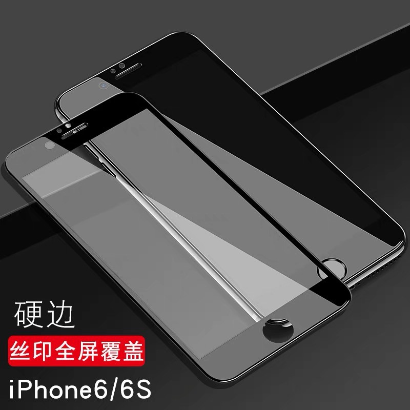 F ฟิล์มกระจกเต็มจอ iPhone 6 / 6s ฟิล์มกระจกนิรภัยเต็มจอฟิล์ม ไอโฟน ฟิล์มกระจกกันกระแทก พร้อมส่งทันที