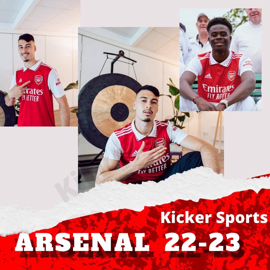 ล่าสุด Arsenal 2022-2023 Player เสื้ออาร์เซนอล เกรด Player ฤดูกาลใหม่ 2022-2023