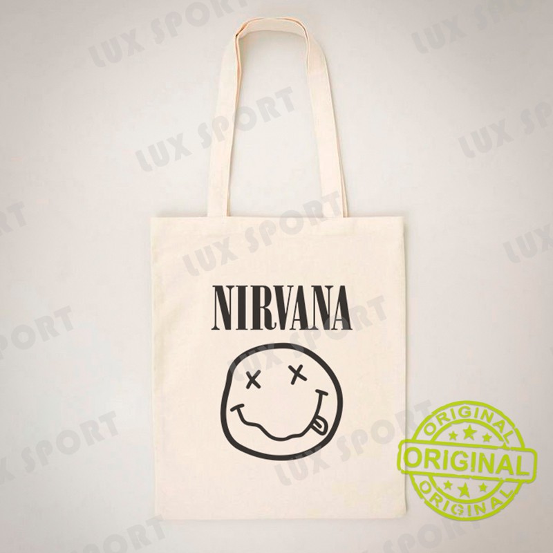 ถุงผ้าดิบ [キャリコ] NIRVANA & DIESEL & PACCINO วงดนตรีและแบรนด์ ยุคเก๋า 90' 80' SET#6