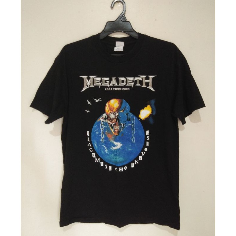 VTG ROCK BAND MEGADETH BLACK MAIL TO UNIVERSE 2004 2005 TOUR