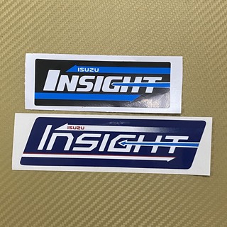 สติ๊กเกอร์* ISUZU INSIGHT ติดฝาท้ายกระบะ ISUZU ราคาต่อชิ้น