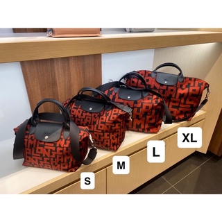 พร้อมส่ง แท้ 💯% New Longchamp LePliage Neo LGP Size S รุ่น Limited สายใหญ่แบบสปอร์ต สี แดงดำ