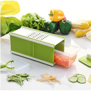 เครื่องตัดผักเครื่องขูดมันฝรั่งแครอท Dicer สลัดกับ Peeler***สินค้าพร้อมส่ง***