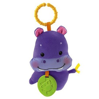 Fisher Price-ฮิปโปห่วงยางกัด (Soft&amp;Soothing Rattle)