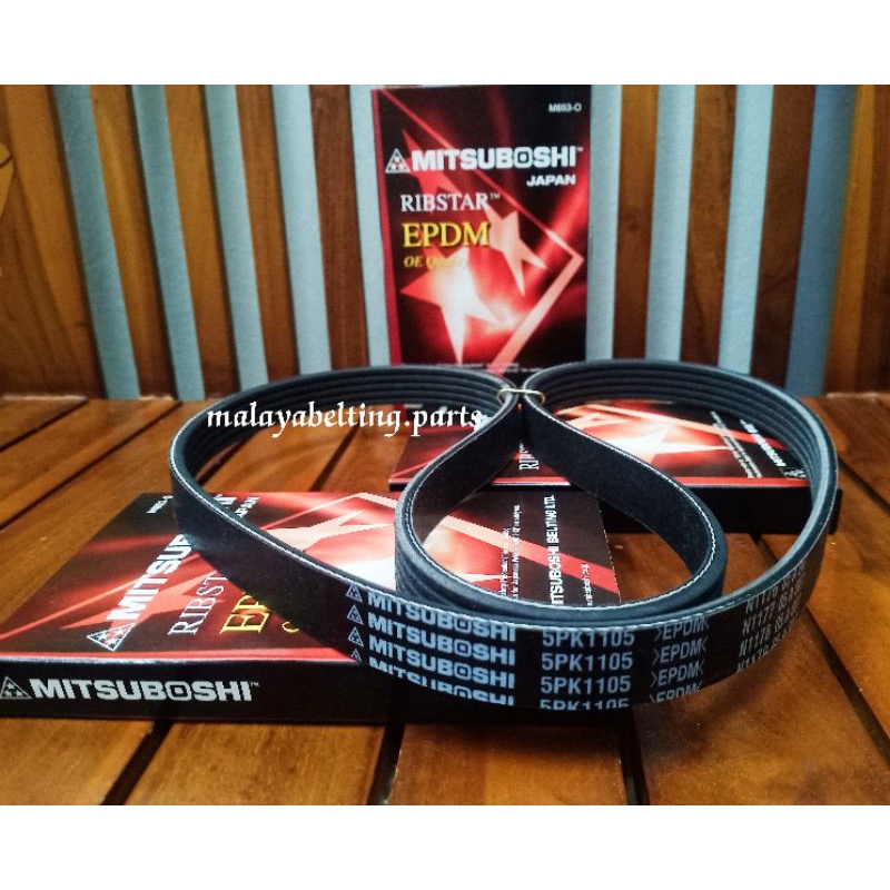 HONDA ACCORD SM4 ( 5PK1105 ) สายพานพัดลม MITSUBOSHI