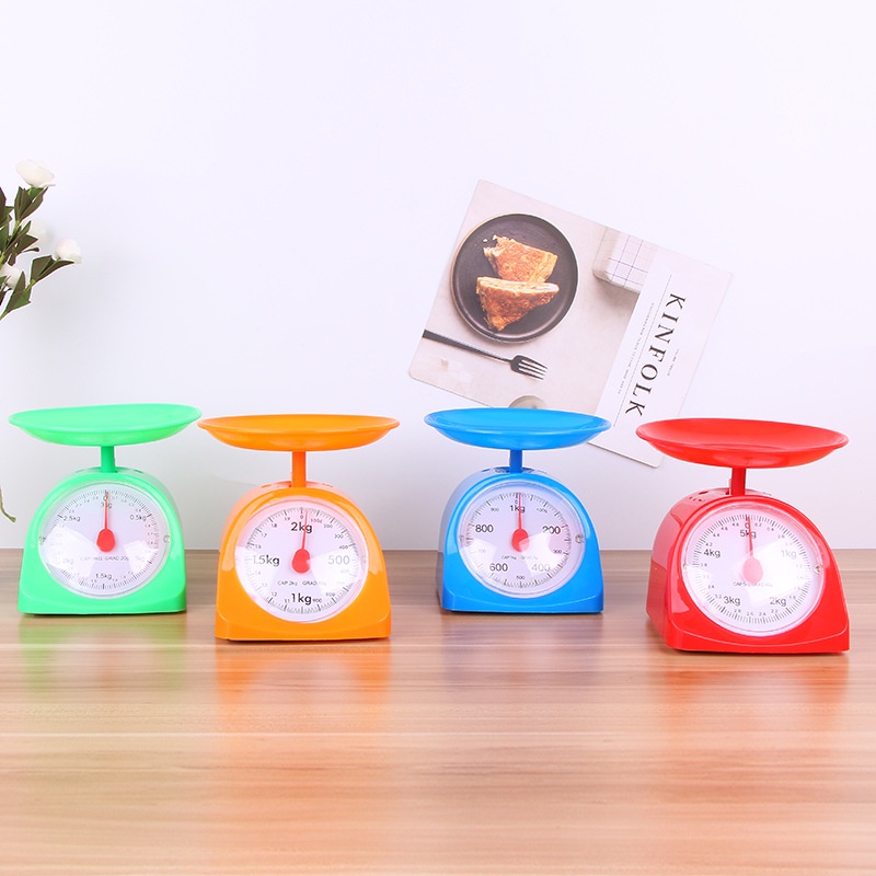 เครื่องชั่ง ขนาด1/2/3/5 Kg ตาชั่งสปริง ที่ชั่งอาหาร ตาชั่งแบบเข็ม แบบสปริง เหมาะกับการชั่ง ตาชั่ง ใช้งานง่าย พลาสติก PP