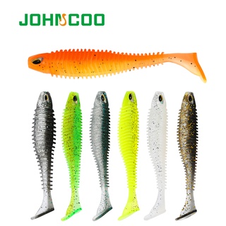 Johncoo เหยื่อตกปลาซิลิโคนอ่อนนุ่ม Wobbler 80 มม. 110 มม.