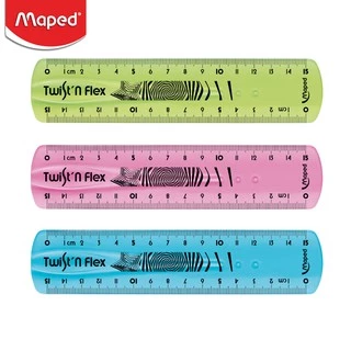 Maped (มาเพ็ด) ไม้บรรทัด 15 ซม. Twist รหัส TC/279110