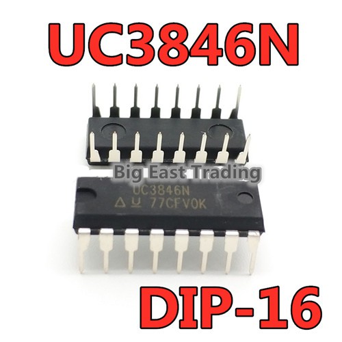 2PCS UC3846N DIP16 UC3846 DIP 3846 DIP-16 เชื่อม,รับประกันคุณภาพ