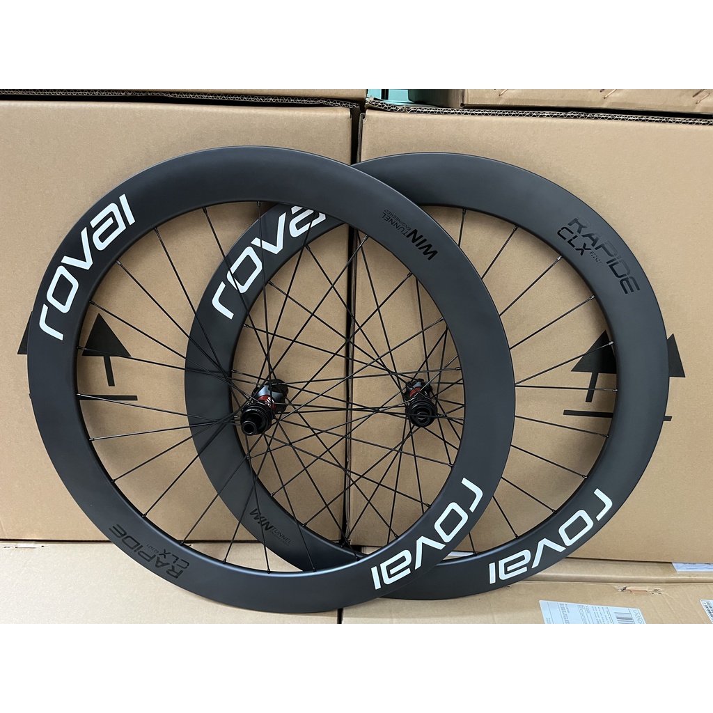700c ROVAL ลึก 50 มม.หรือ 60 มม. ดิสก์เบรกล้อคาร์บอน Clincher ดิสก์เบรกล้อคาร์บอน