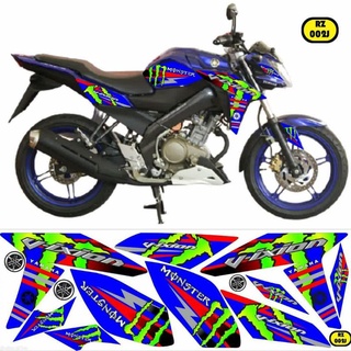 สติกเกอร์ ลาย vixion advan movistar yamaha vixion nva Variation 2016 2017