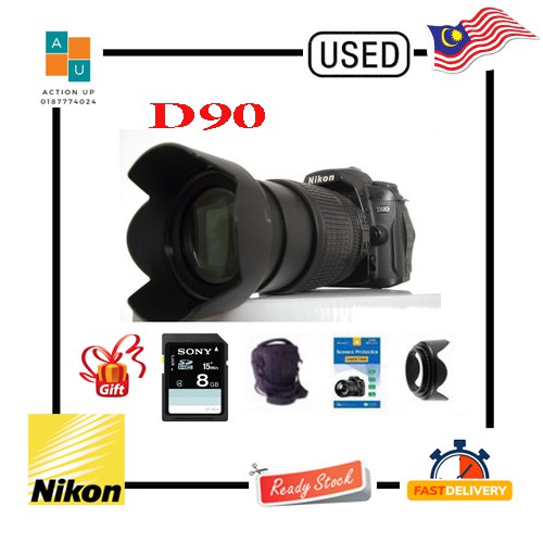 เลนส์ Nikon D90 + 18x105mm (มือสอง)
