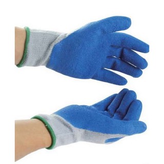 ถุงมือถักเคลือบยาง MICROTEX 14-342209 300 (L) น้ำเงิน Personal Protective Equipment