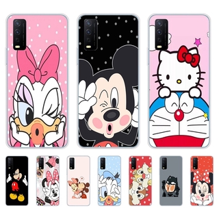 เคสโทรศัพท์มือถือ Tpu ลายการ์ตูนมิกกี้เมาส์สําหรับ Vivo Y11S Y12S Y20S Y20I