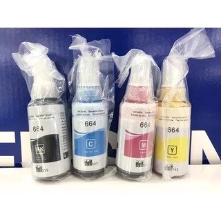 หมึก Epson 664 ใช้สำหรับเอปสันL-Series รุ่นL360/L220/L210/L120/L1300/L405💎เกรดพรีเมี่ยม เทียบเท่า มาตราฐานระดับ ISO