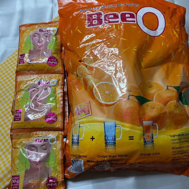 น้ำส้ม พร้อมชง พร้อมดื่ม ตรา Bee O ยกห่อ ราคา ถูกที่สุด ดีลบีเคเค รูปภาพหลัก