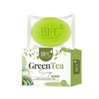 สบู่ชาเขียว บีเอฟซี BFC Greentea Soap ขนาด 50g. ( ใช้ได้นาน 1 เดือน )