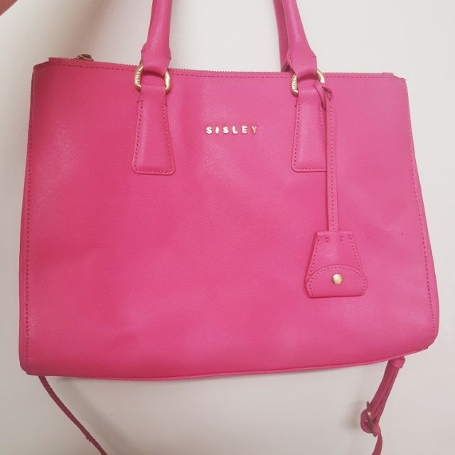 📢 กระเป๋า sisley สีชมพูมือสอง ของแท้ 💯 สภาพสวยๆ
