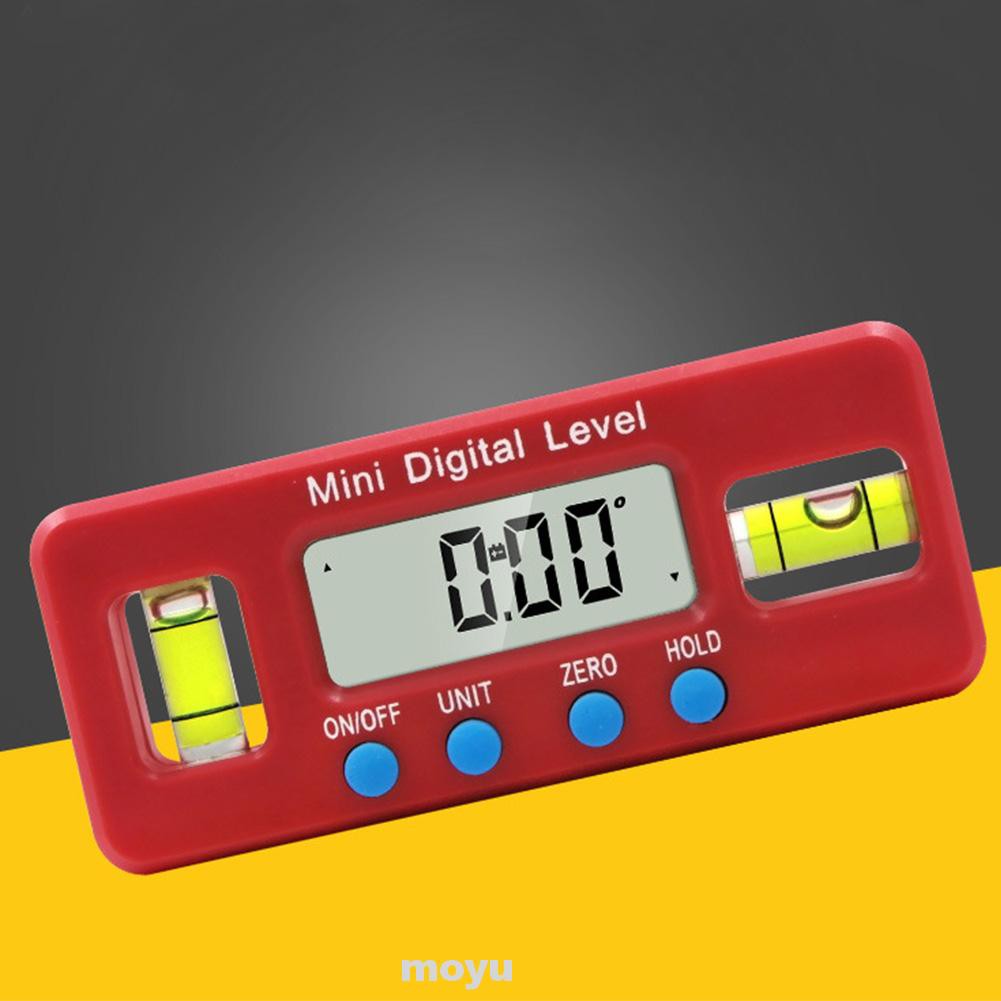 Level Scale Digital Display Measuring Tool Mini Inclinometer Portable