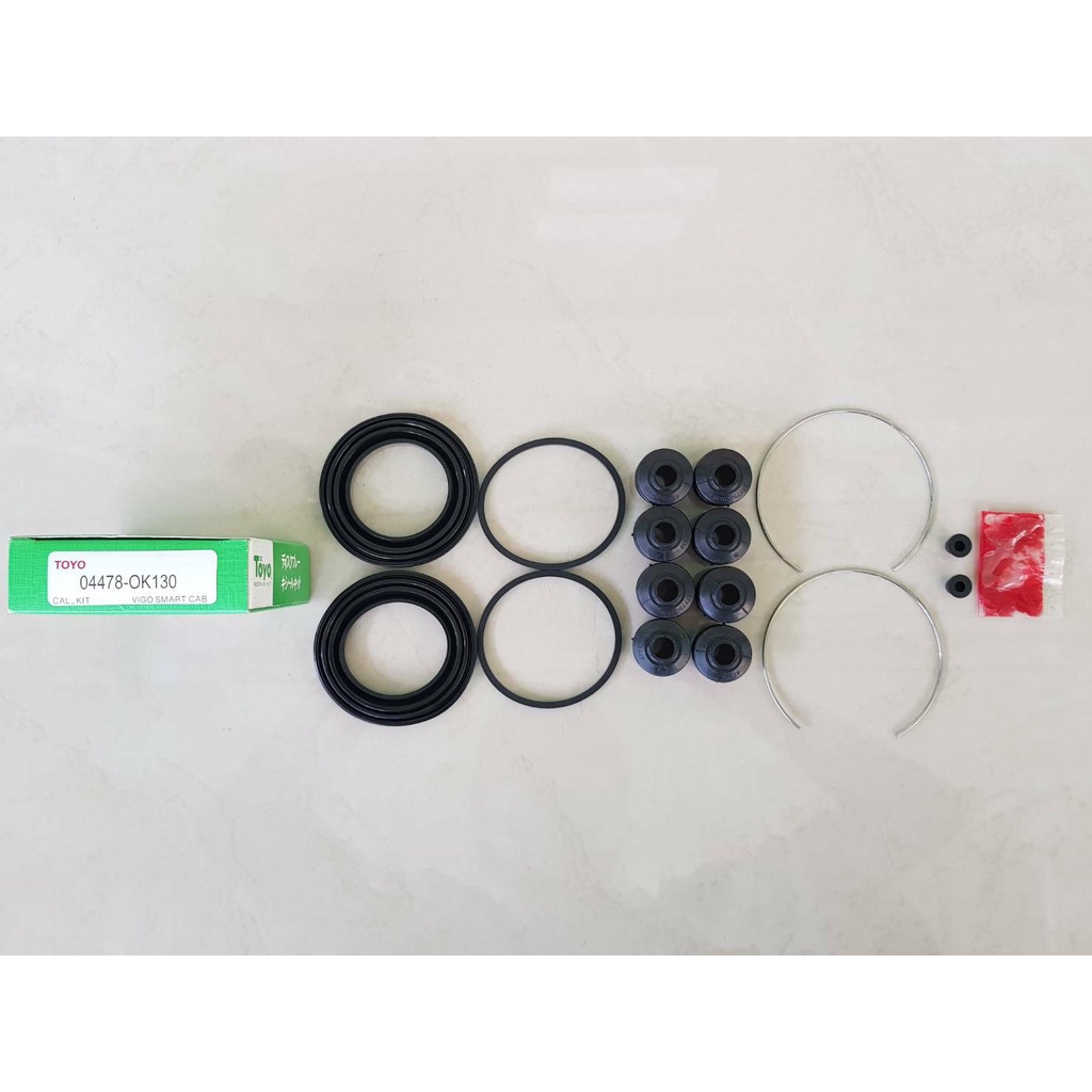 ชุดซ่อมยางดิสเบรคหน้า TOYOTA VIGO SMART CAB 4×2 ยี่ห้อ TOYO JAPAN ชุดละ280บาท