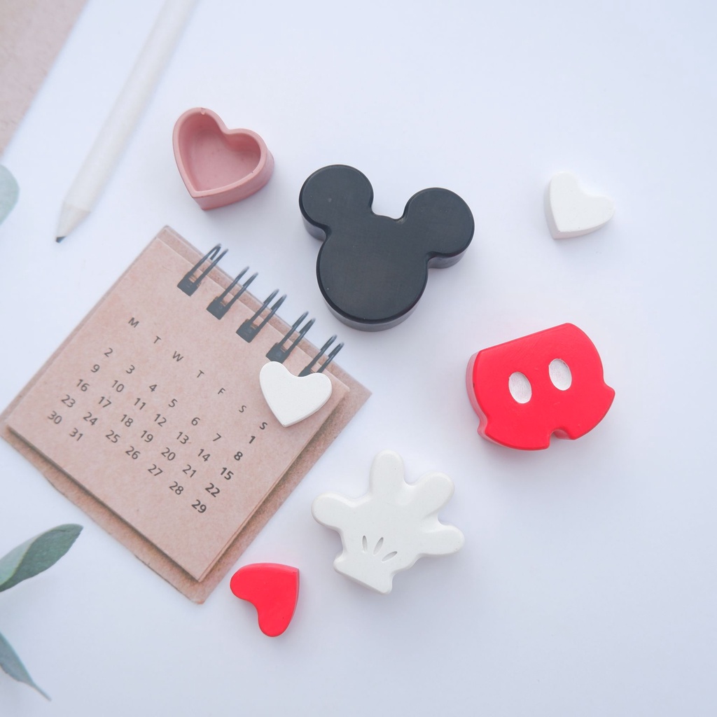 magnet ติดตู้เย็น mickey (ทำจากปูน)