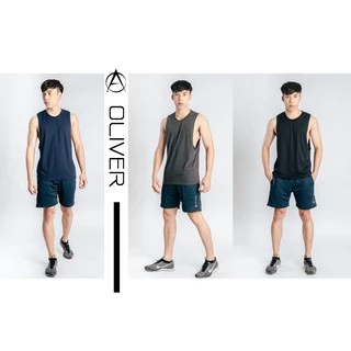 OLIVER MUSCLE เสื้อแขนกุดผู้ชาย ไม่หดไม่ย้วย ใส่วิ่งออกกำลังกาย แบรนด์คนไทย
