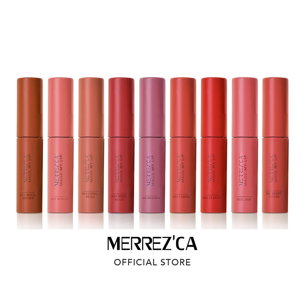 MERREZ'CA MADE MY LIP เมอร์เรซกา เมด มาย ลิป เครื่องสำอาง ลิปสติก ลิปลิควิด