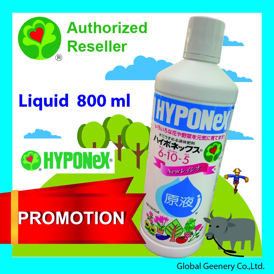 Hyponex Liquid 800ml (ไฮโพเนกซ์)