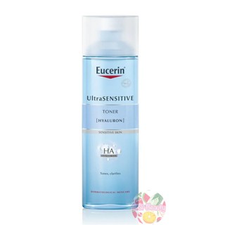 Eucerin UltraSENSITIVE [Hyaluron] Toner 200 ml ยูเซอริน อัลตร้าเซ็นซิทีฟ [ไฮยาลูรอน] โทนเนอร์ 200 มล.